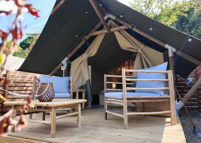 Kasa Tenda Safari Glamping Luxuszelt